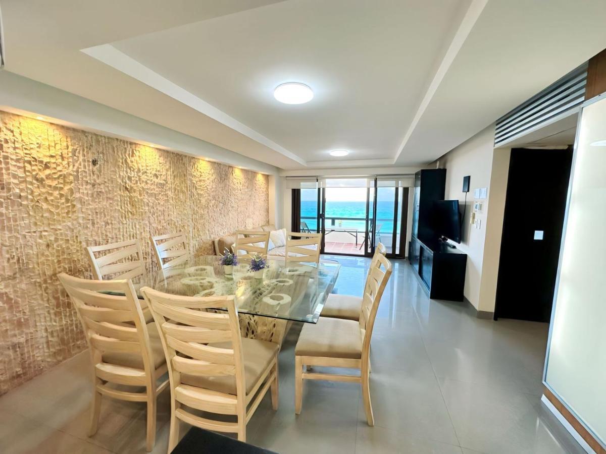 Amazing Beachfront Apartment Канкун Екстер'єр фото